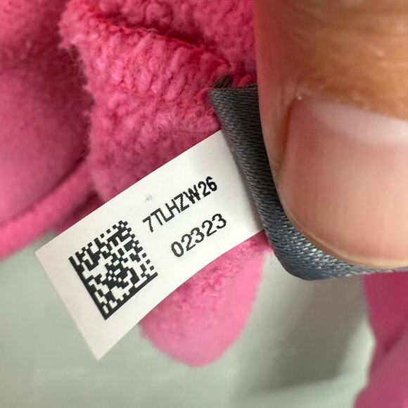 Aerie Striped Sweatshirt Cropped Casual Bright Pink Medium - Picture 6 of 10